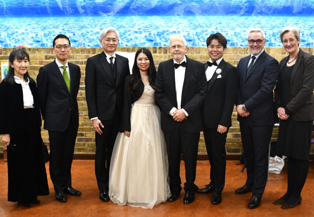 Minister Maeda, Japanese soloists, Mr Hirano, Mr & Mrs Hinkel and Mr & Mrs Gregory