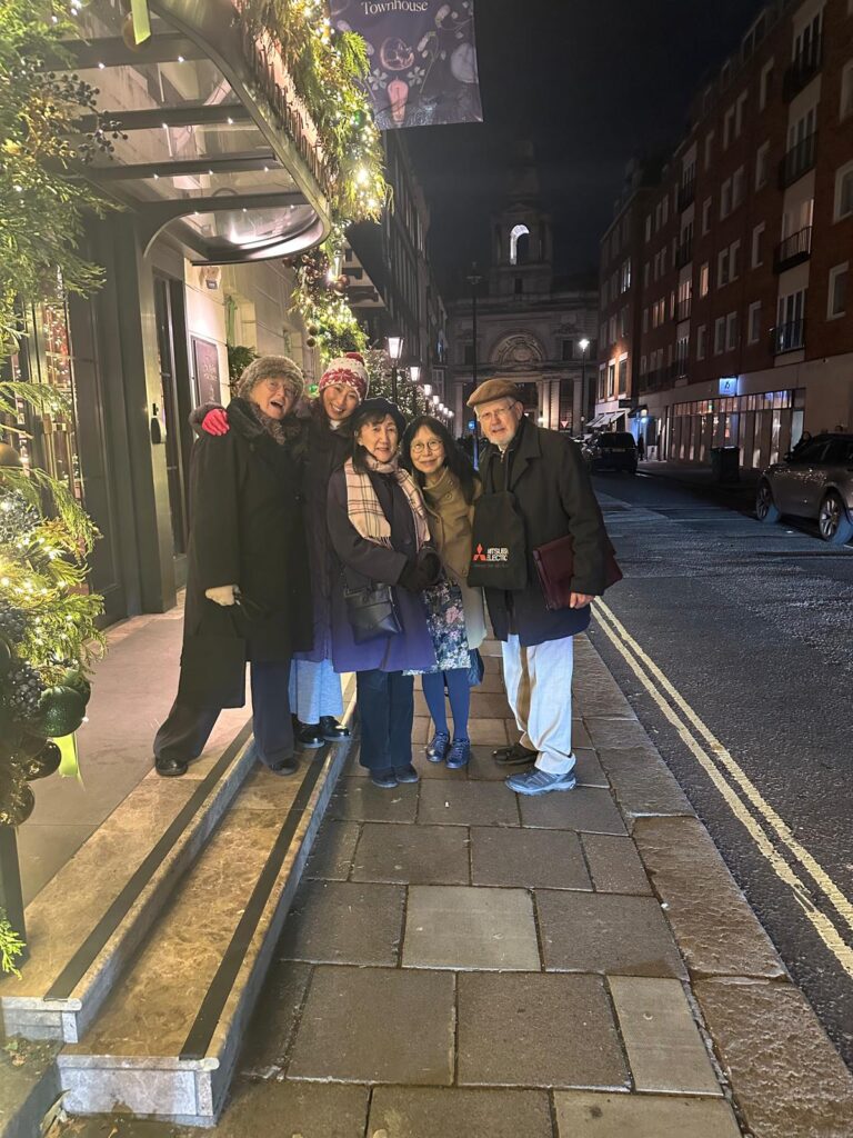 Choir members after Grosvenor Chapel