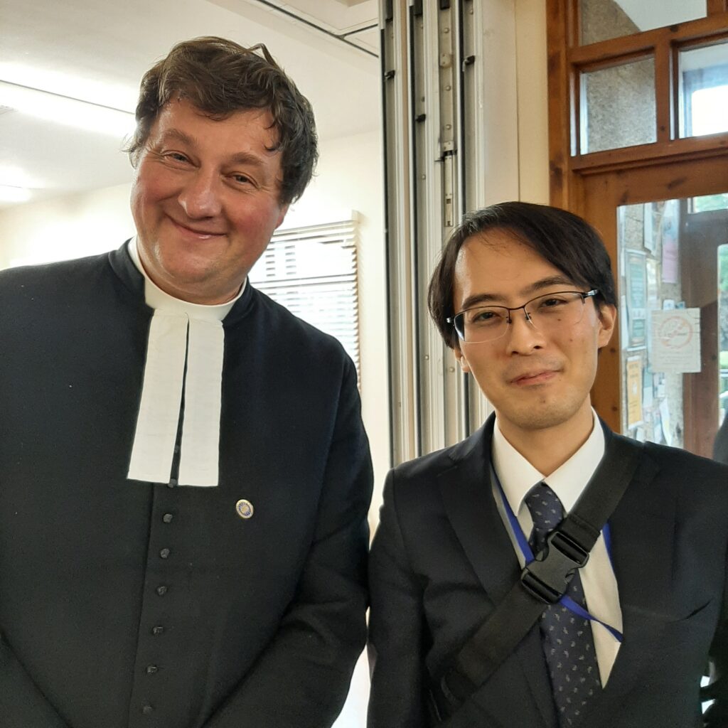 Fr Tristan and Mr Susa